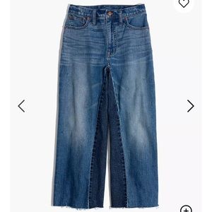 Wide-Leg Crop Jeans: Gusset Edition